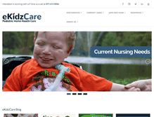 Tablet Screenshot of ekidzcare.com